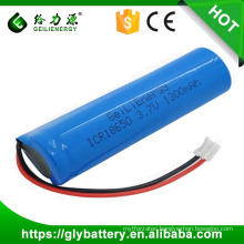 Geilienergy Rechargeable 3.7V 1300mAh Li-ion 18650 Battery